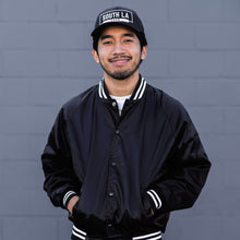 Load image into Gallery viewer, SLAC Satin Bomber Jacket
